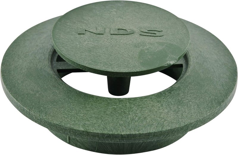 NDS 322G* Pop-Up Drainage Emitter with Elbow, fits 3-Inch Sewer and Drain Pipe, Works with Drainage Systems Including Catch Basins and Channel Drains, Green - Image 2